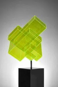 Ralph Kerstner Candycube Grün Acryl