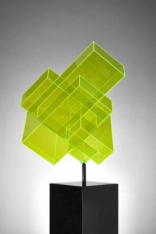 Ralph Kerstner Candycube Grün Acryl