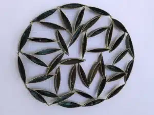 Basilius Kleinhans 41 Boote Bronze, Blattgold 67 x 80 x 6 cm Unikat