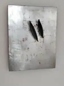 Basilius Kleinhans Mondnacht Bronze, Silber 5 x 27 x 36 cm Unikat