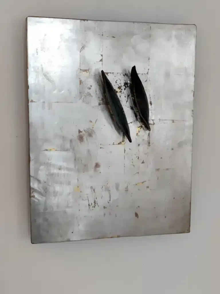 Basilius Kleinhans Mondnacht Bronze, Silber 5 x 27 x 36 cm Unikat