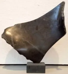 Itai Nyama In the wind Skulptur aus Springstone Maße 24 x 21 cm