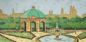 Ulrich Hartig Hofgarten (München) Mischtechnik/Leinwand