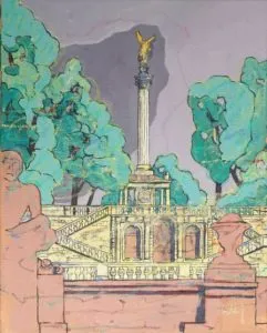 Ulrich Hartig Friedensengel (München) Mischtechnik/Leinwand