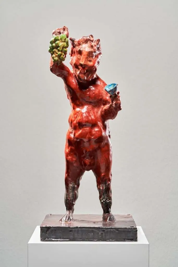 Markus Lüpertz Dionysos, 2020 Bronze, handbemalt Auflage 18/30 (30+VI+e.a.) 55 x 19 cm