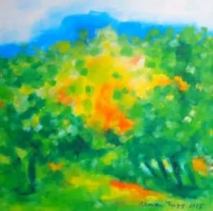 Ulrich Lipp Ohne Titel Öl/Leinwand, 2015 100 x 100 cm Unikat