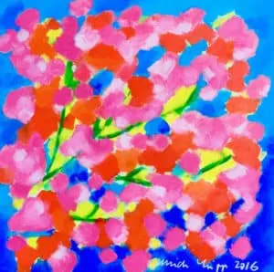 Ulrich Lipp Frühling Öl/Leinwand, 2016 80 x 80 cm Unikat