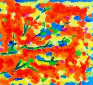 Ulrich Lipp Herbstwald Öl/Leinwand, 2018 110 x 120 cm Unikat