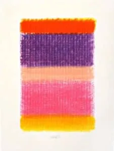 Heinz Mack A Joyful Day, 2018 Siebdruck mit 19 Sieben Aufl. 35/70 80 x 60 cm