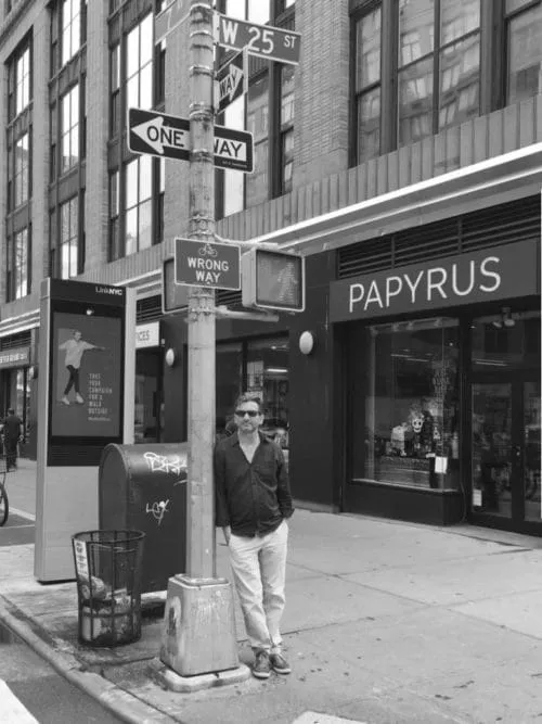 Künstler Ralph-J- Petschat in New York