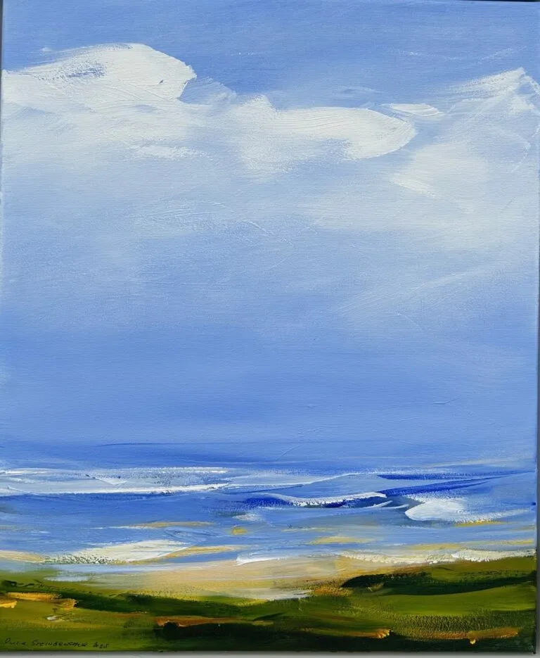 Puck Steinbrecher Nordische Aussichten, 2025 Acryl auf Leinwand 60 x 50 cm Unikat