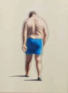 Sun Yun Park Peoplescape, Nr. 3 Öl/Leinwand 24 x 18 cm Unikat