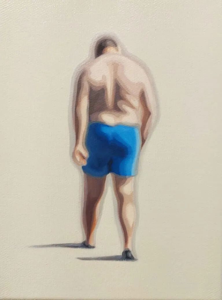 Sun Yun Park Peoplescape, Nr. 3 Öl/Leinwand 24 x 18 cm Unikat