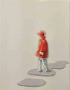 Sun Yun Park Peoplescape, Nr. 47 Öl/Leinwand 24 x 18 cm Unikat