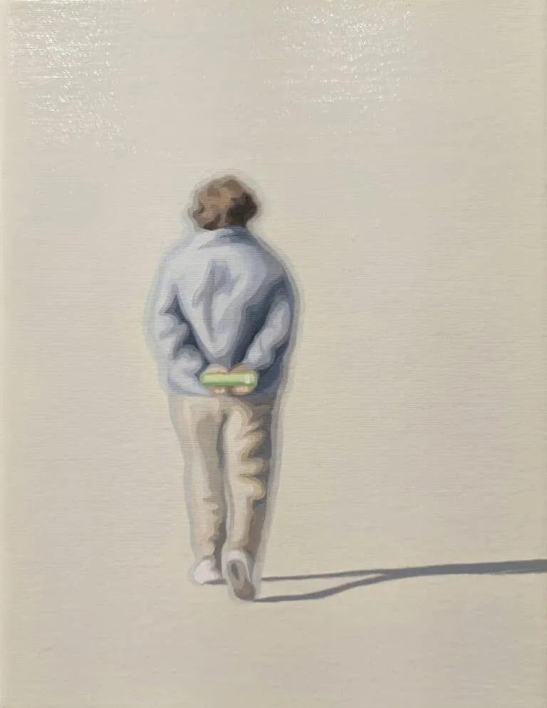 Sun Yun Park Peoplescape, Nr. 48 Öl/Leinwand 24 x 18 cm Unikat