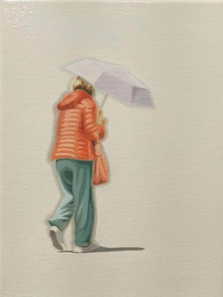 Sun Yun Park Peoplescape, Nr. 50 Öl/Leinwand 24 x 18 cm Unikat