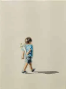 Sun Yun Park Peoplescape, Nr. 52 Öl/Leinwand 24 x 18 cm Unikat