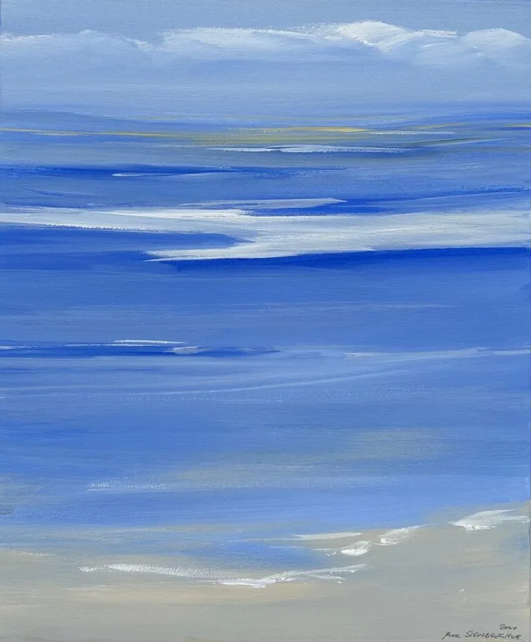 Puck Steinbrecher Nur Wasser, 2024 Acryl auf Leinwand 60 x 50 cm Unikat