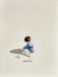 Sun Yun Park Nr. 51 Öl auf Leinwand 24 x 18 cm Unikat