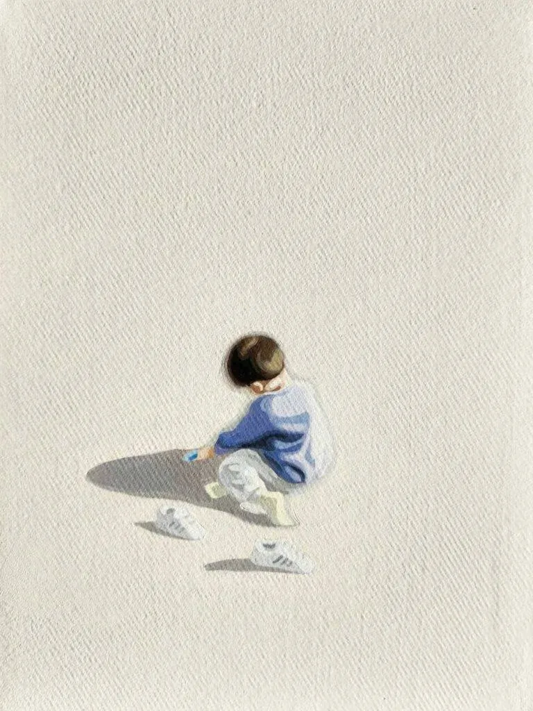 Sun Yun Park Nr. 51 Öl auf Leinwand 24 x 18 cm Unikat