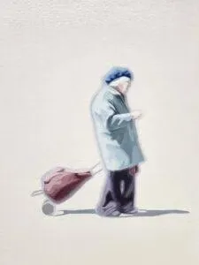 Sun Yun Park Nr. 59 Öl auf Leinwand 24 x 18 cm Unikat