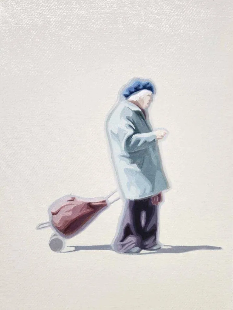 Sun Yun Park Nr. 59 Öl auf Leinwand 24 x 18 cm Unikat