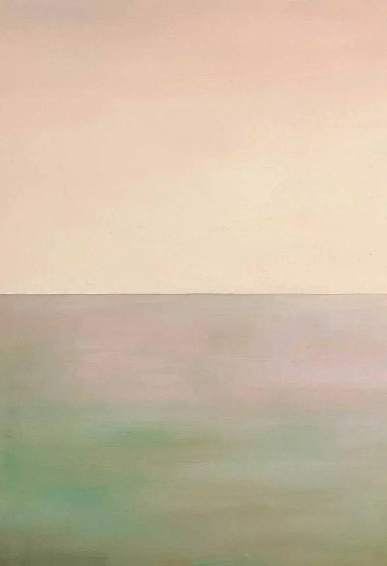 Sun Yun Park ohne Titel Öl auf Leinwand 24 x 18 cm Unikat