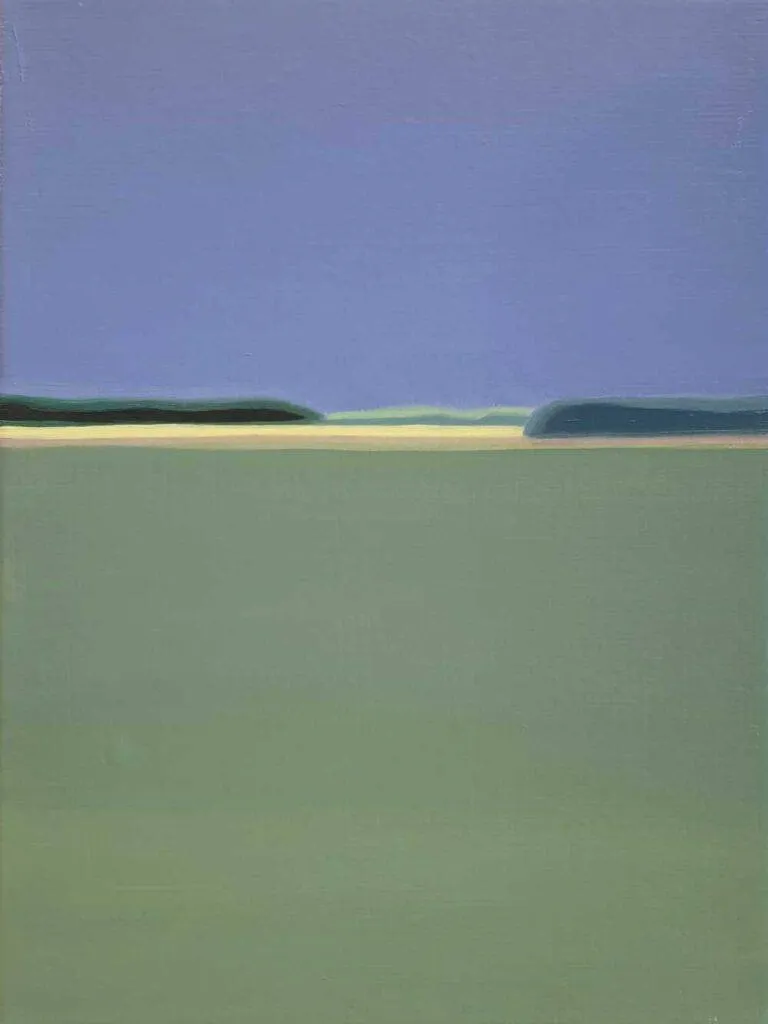 Sun Yun Park ohne Titel Öl auf Leinwand 24 x 18 cm Unikat