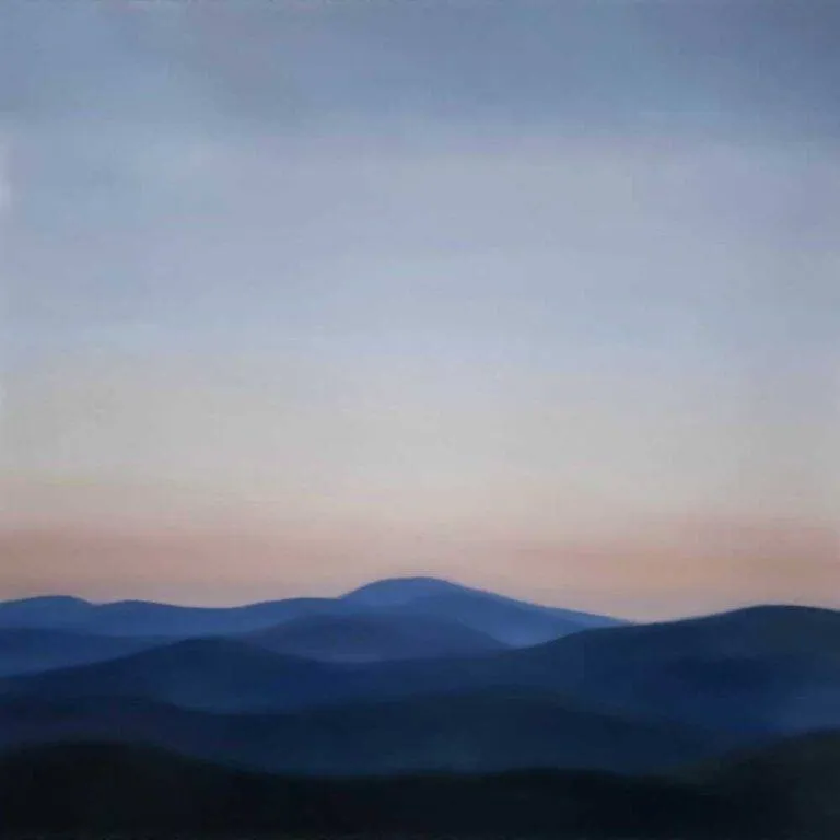 Sun-Yun Park ohne Titel Öl auf Leinwand 95 x 95 cm Unikat