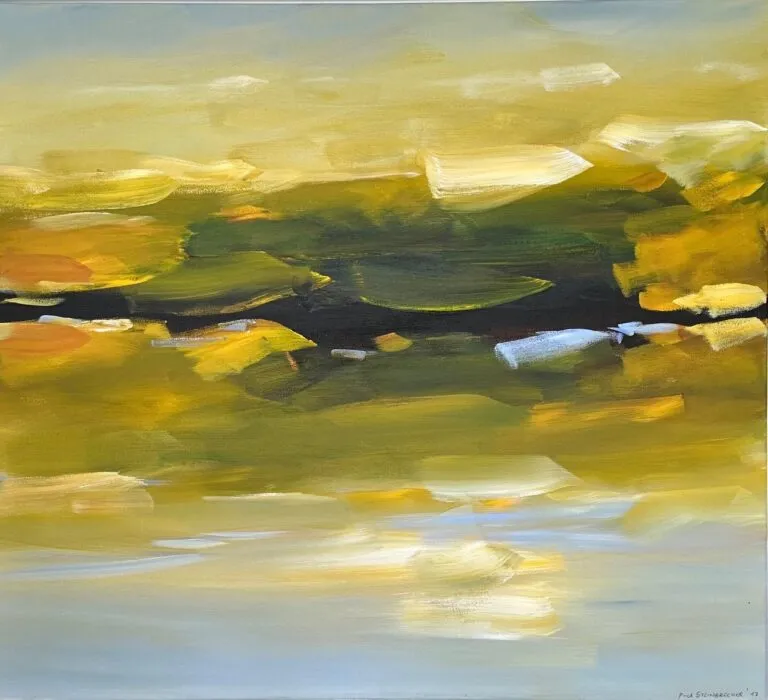 Puck Steinbrecher Prozess Acryl auf Leinwand 90 x 100 cm Unikat