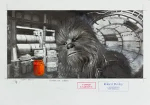 Robert Bailey Smuggling Cargo Zeichnung, Small Unikat