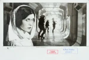 Robert Bailey Sedate Royalty Zeichnung, RB 669 Small Unikat