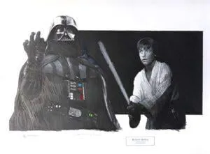 Robert Bailey Dark Invitation Declined Zeichnung Medium, RB 151 Unikat