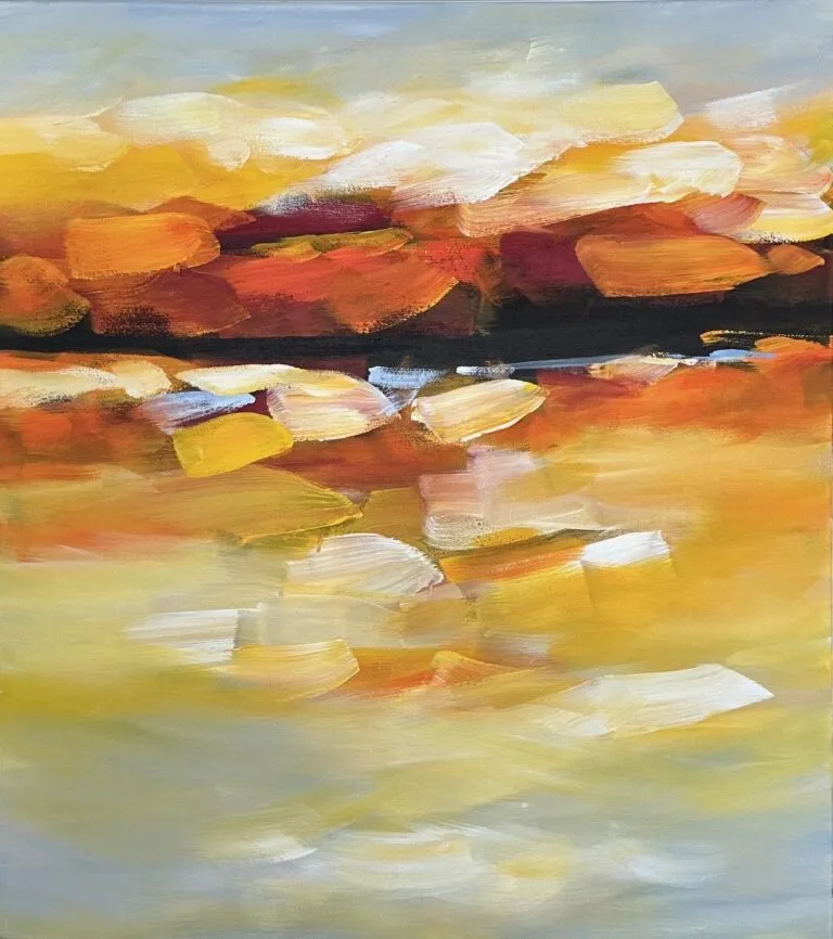 Puck Steinbrecher Reine Energie, 2024 Acryl auf Leinwand 90 x 80 cm Unikat