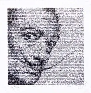 SAXA Hola Dali Siebdruck auf Hahnemühle-Karton 20 x 20 cm signiert und nummeriert Auflage 250 Exemplare