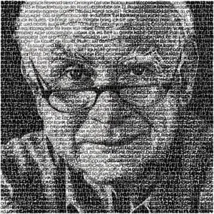 SAXA Loriot Serigrafie 60 x 60 cm signiert und nummeriert Auflage 100 Ex. + 10 A.P. + 5 P.P.