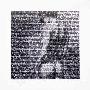 SAXA Nixe Fine Art Print 20 x 20 cm signiert und nummeriert Auflage 150 Exemplare