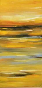 Puck Steinbrecher Sonnenwatt 22 Acryl auf Leinwand 60 x 30 cm Unikat