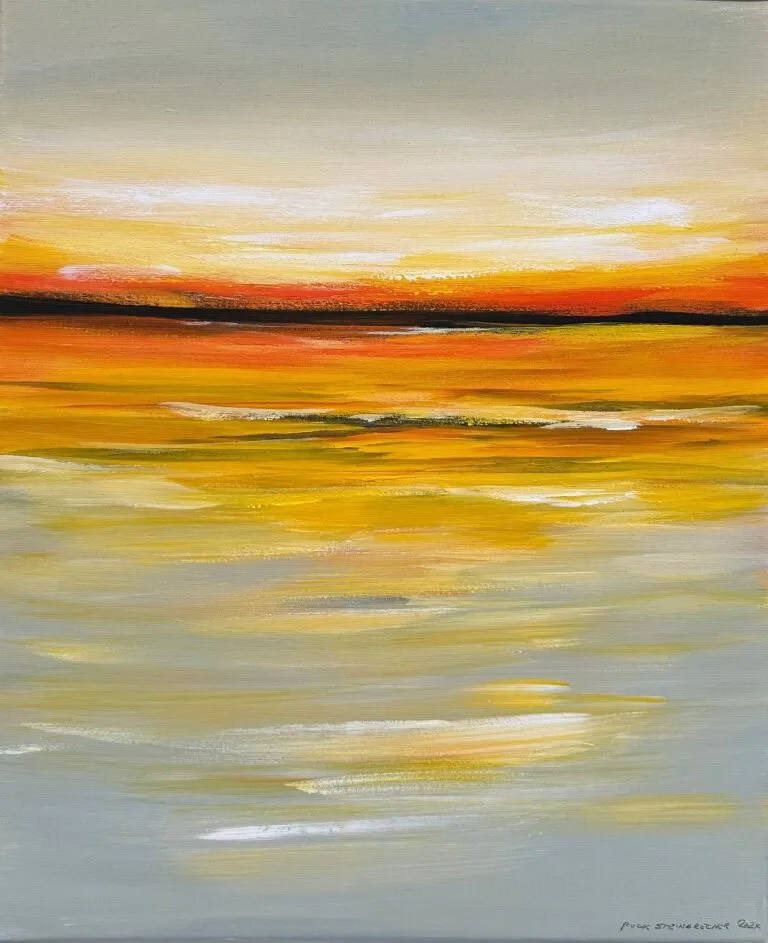 Puck Steinbrecher Sonnenwatt, 2024 Acryl auf Leinwand 60 x 50 cm Unikat