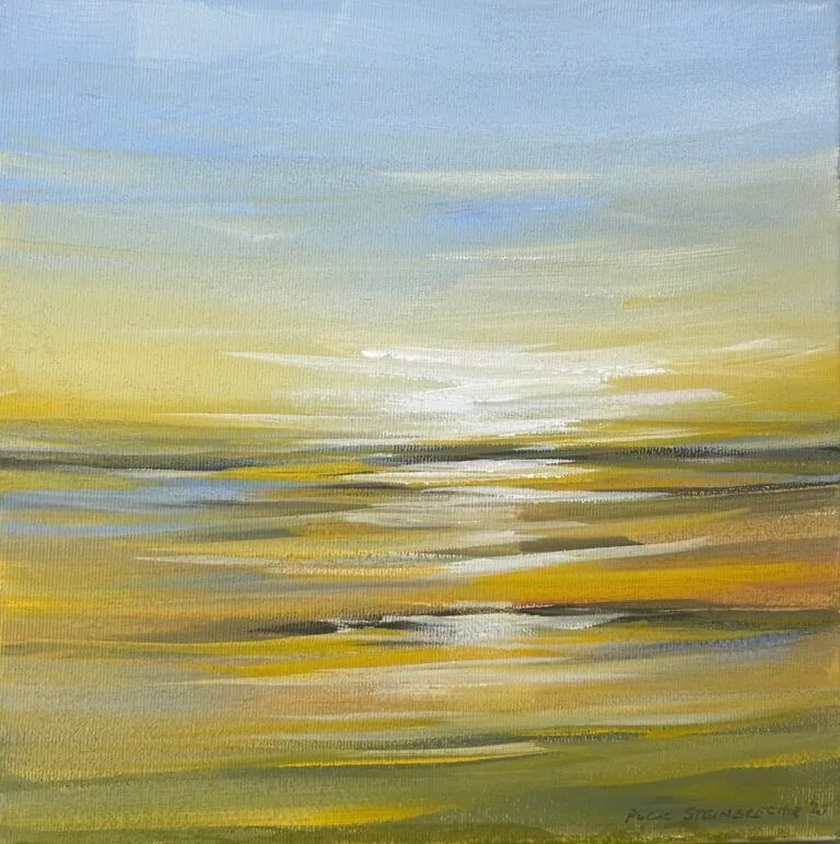 Puck Steinbrecher Stille Stunde, 2025 Acryl auf Leinwand 30 x 30 cm Unikat