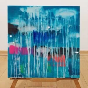 Katja Then Neos, 2023 Acryl/Platte, mit Acryllack überzogen 40 x 40 cm Unikat