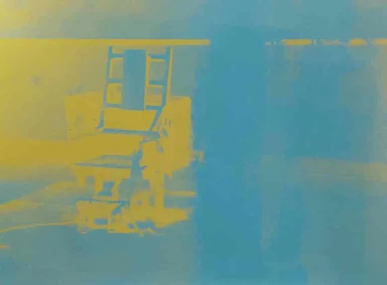 Andy Warhol Electric Chair WVZ II.77. Farbserigrafie 1971