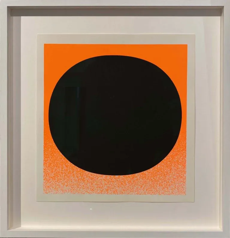 Rupprecht Geiger Eine von 30 eingebundenen Serigrafien des Werkverzeichnisses Druckgrafik 1948-1972, 1972 29,5 x 27,8 cm