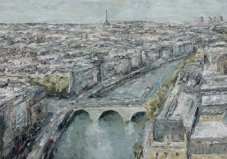 Rudi Weiss Paris, 4-2021 Öl auf Leinwand