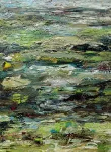 Rudi Weiss Landschaft, 21-2021 Öl auf Leinwand