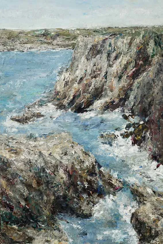 Rudi Weiss Bretagne I, 26-2020 Öl auf Leinwand