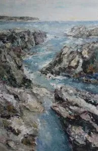 Rudi Weiss Bretagne II, 27-2020 Öl auf Leinwand