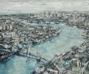 Rudi Weiss London, 3-2021 Öl auf Leinwand