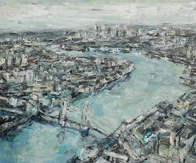 Rudi Weiss London, 3-2021 Öl auf Leinwand