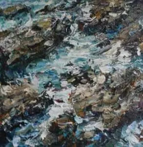 Rudi Weiss Bretagne, 31-03 Öl auf Leinwand